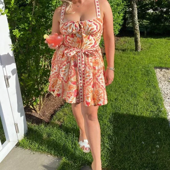 hansen and gretel orange dress The Paloma Dress in Tangerine by Hansen & Gretel is the perfect statement  piece for any summer occasion. Nedlands | Toorak | Manly